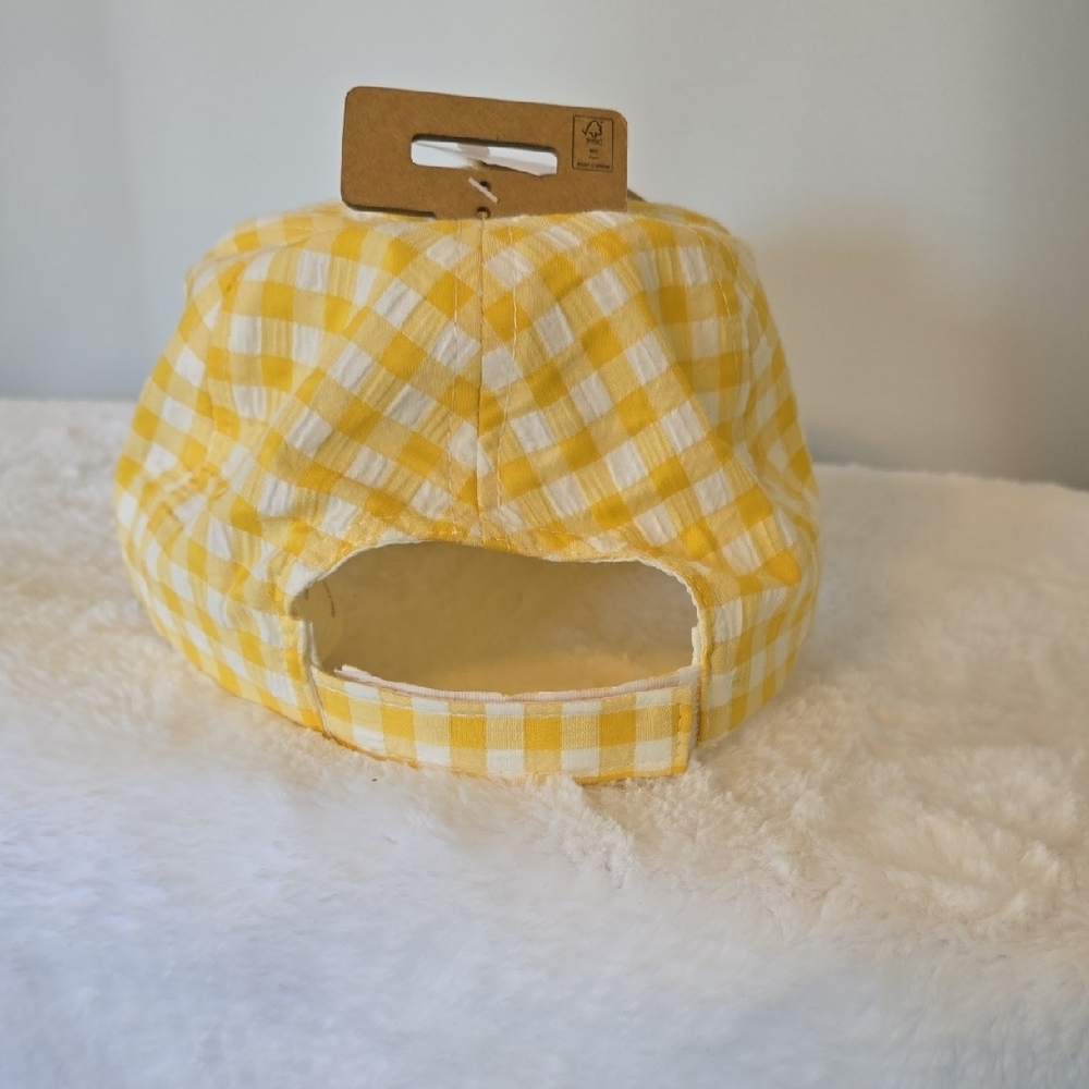 Yellow Checkered Cap - Picture 2 of 4